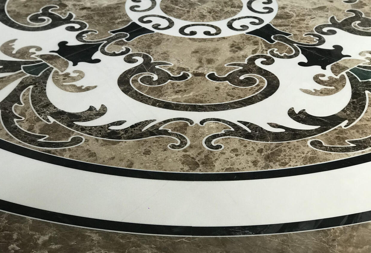 Toronto Villa Entrance | Marble Inlay
